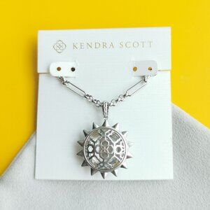 Kendra Scott Sienna Sun Silver Pendant Necklace